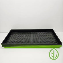 Load image into Gallery viewer, Green no holed 1020 tray with black mesh 1020 tray Bootstrap Farmer 2 set