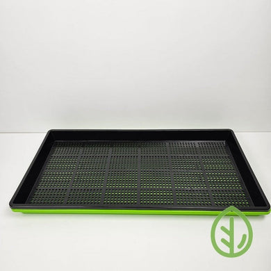 Green no holed 1020 tray with black mesh 1020 tray Bootstrap Farmer set