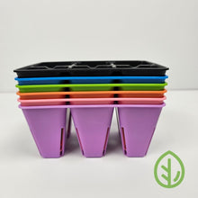Load image into Gallery viewer, Bootstrap Farmer 6 Cell Plug Tray Inserts Multi-Color Pack
