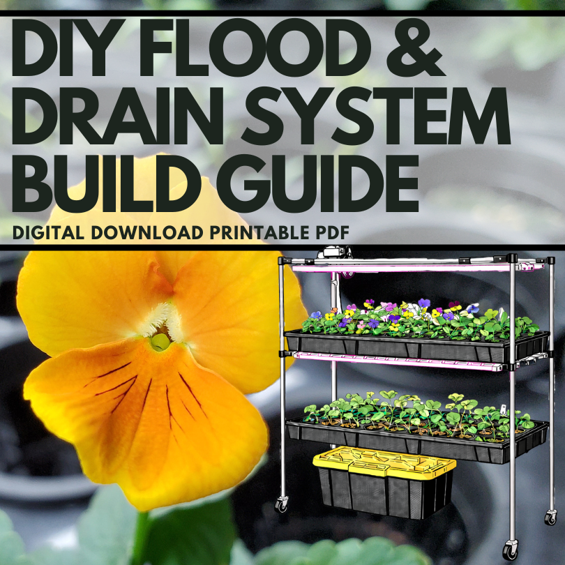 hydroponic planting guide DIY Flood & Drain Hydroponic System Build Guide