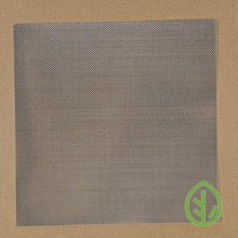 Load image into Gallery viewer, On The Grow 10x10 stainless steel reusable microgreen grow medium flat lay showing 316-grade steel mesh and 1mm hole pattern