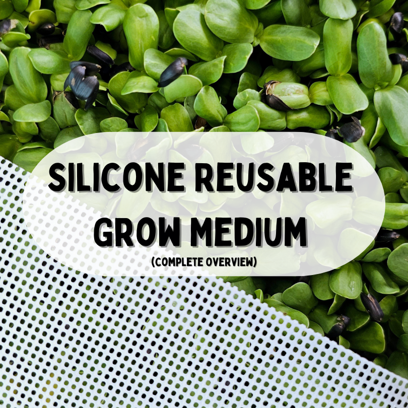Meet our NEW Reusable Microgreen Grow Medium: Silicone
