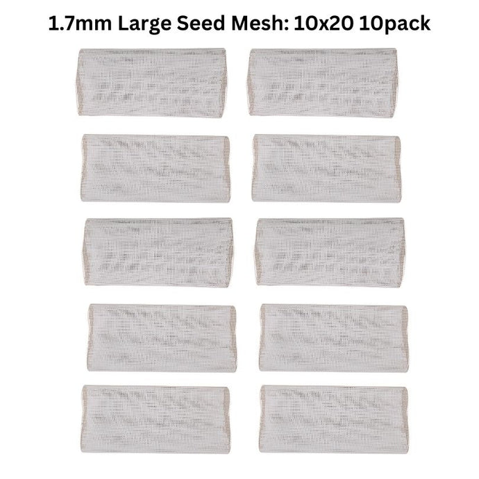 1.7mm Large Seed - SIlicone Mesh_ 10x20 10pack