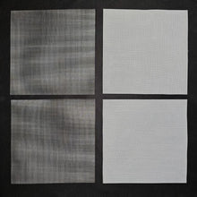 Load image into Gallery viewer, Four-panel display of 10x10 silicone and stainless steel reusable grow mediums for microgreens
