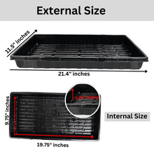 Load image into Gallery viewer, 10x20 2inch growing trays sizes
