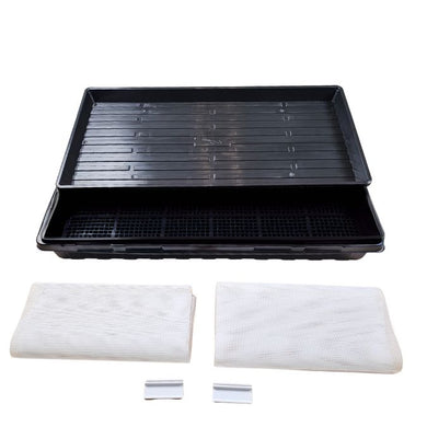 10x20 Kratky Tray Kit - Kit Includes - Black Mesh
