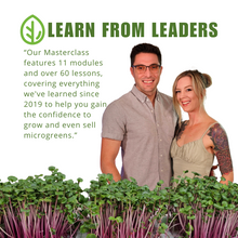 Load image into Gallery viewer, Key Highlights - Microgreen Masterclass online course by On The Grow
