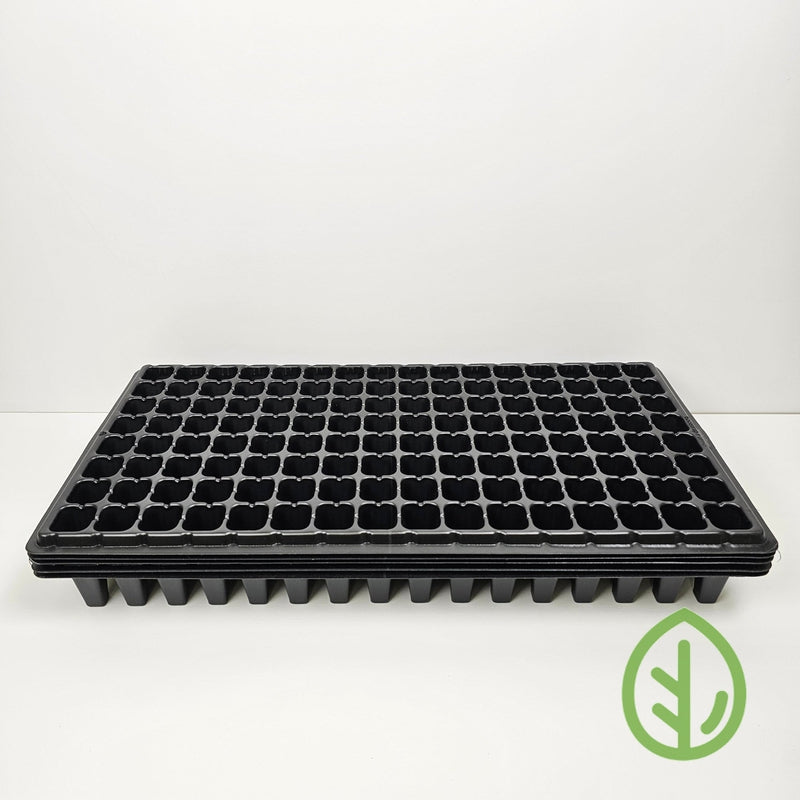128 Cell Seed Starter Tray - Extra Strength, 5 Pack, Seedling Trays for Starting