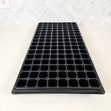Cargar imagen en el visor de la galería, Top view of On The Grow 128-cell plug tray showing uniform cells and drainage holes
