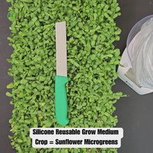 Load and play video in Gallery viewer, Sunflower Microgreens Growing on Silicone Reusable Grow Medium - On The Grow
