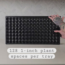 Cargar y reproducir el video en el visor de la galería, On The Grow 128-cell plug trays shown in use for seed starting and plant propagation
