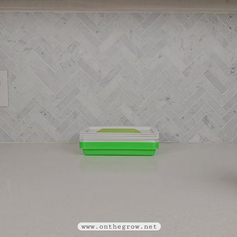 Overview video showing the small sprouting tray set and how the silicone reusable grow medium is used