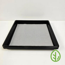 Load image into Gallery viewer, On The Grow 10x10 reusable silicone grow medium sitting in a standard 10x10 microgreen grow tray
